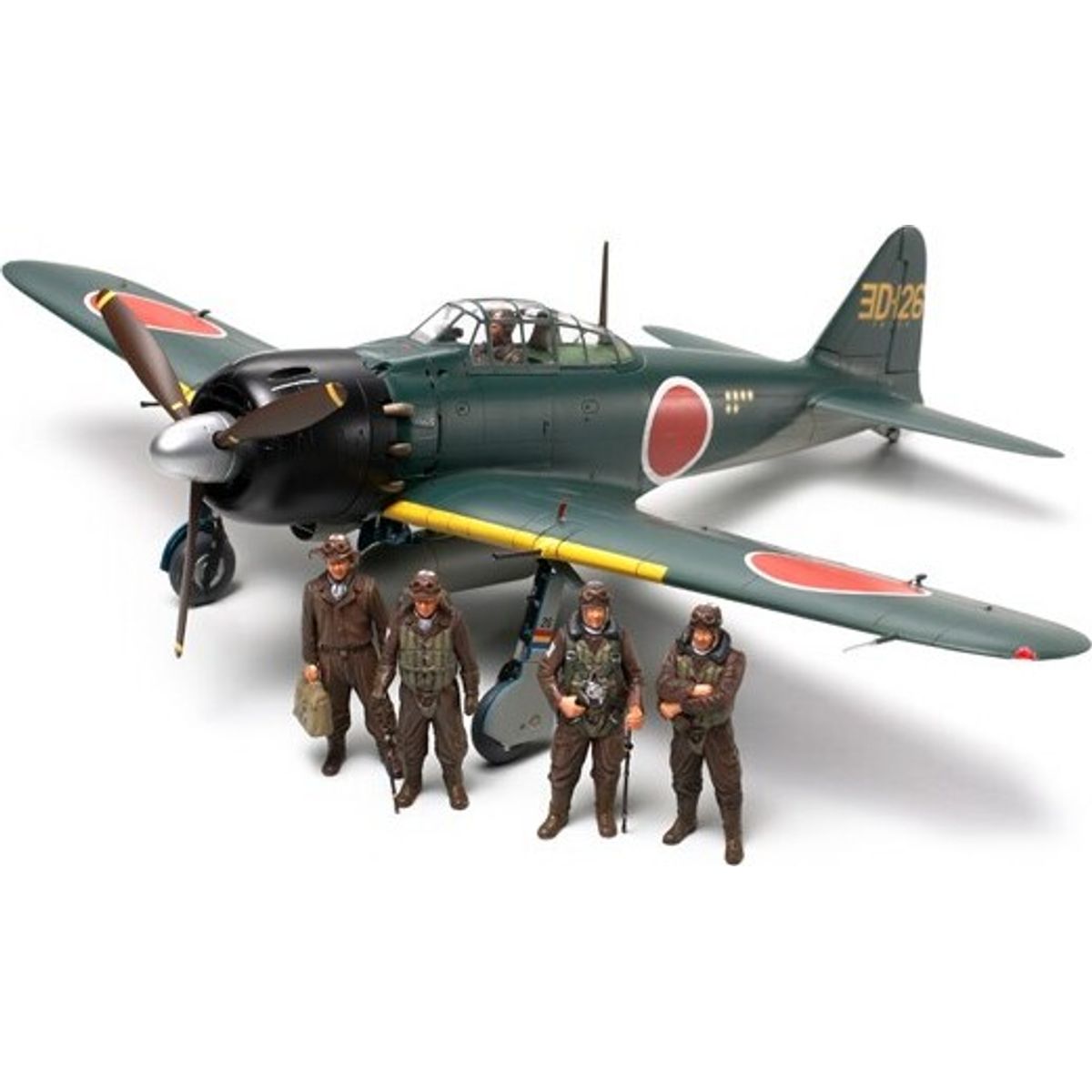 Tamiya - Mitsubishi A6m5/5a Zero Fighter Zeke Byggesæt - 1:48 - 61103