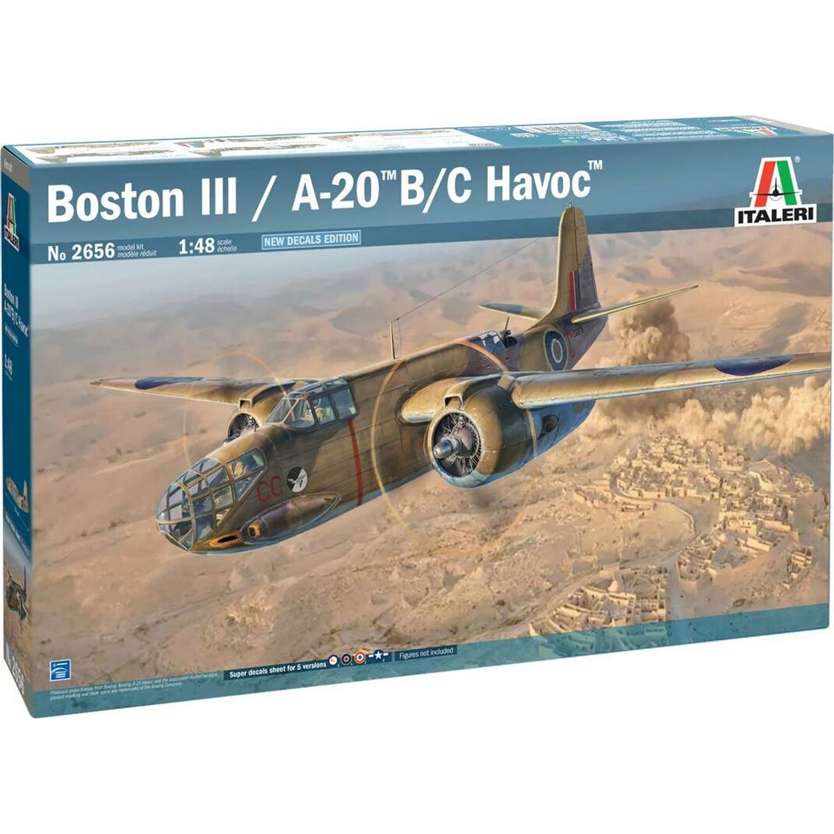 Italeri - Boston Iii A-20b Model Fly Byggesæt - 1:48 - 2656