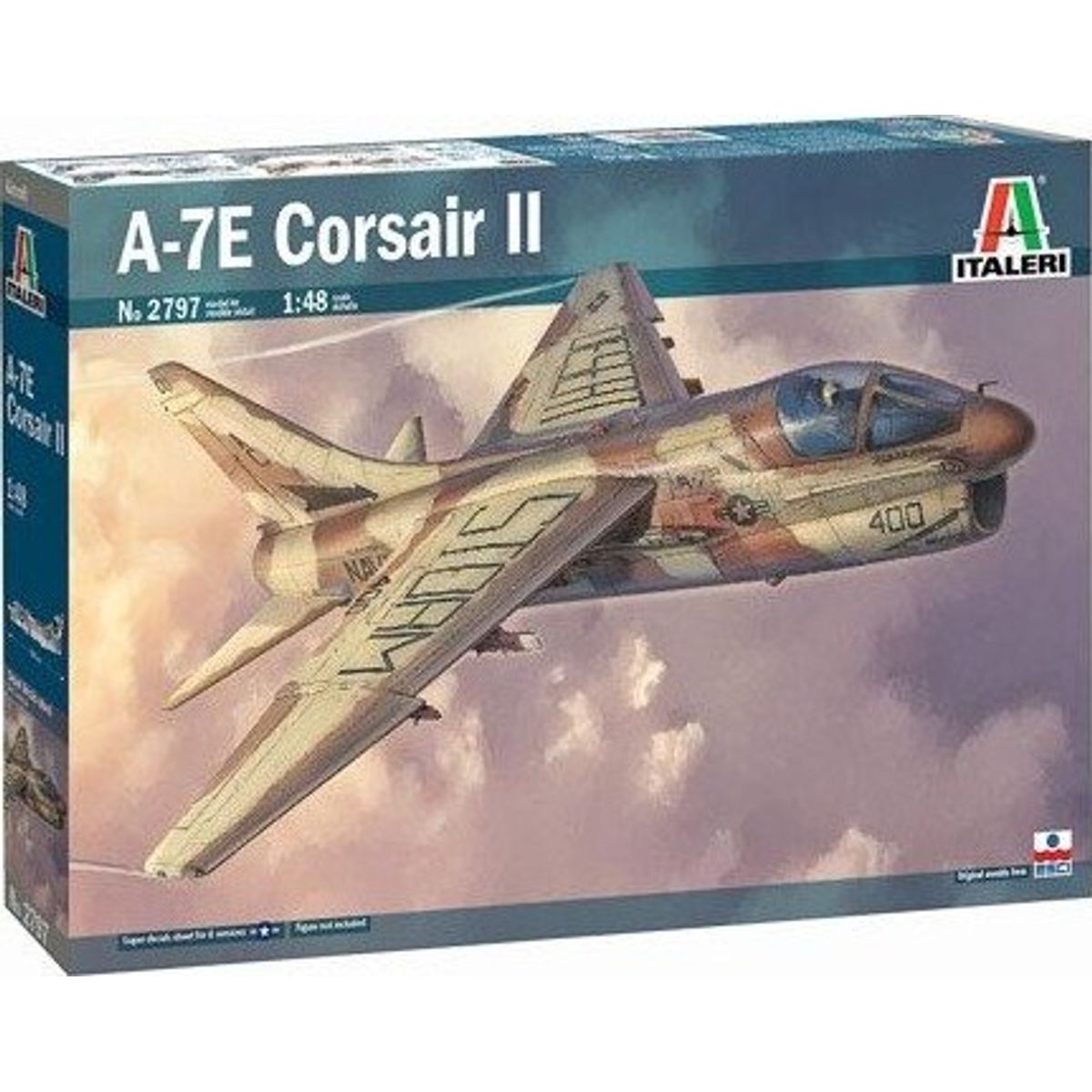 Italeri - A-7e Corsair Ii Fly Byggesæt - 1:48 - 2797