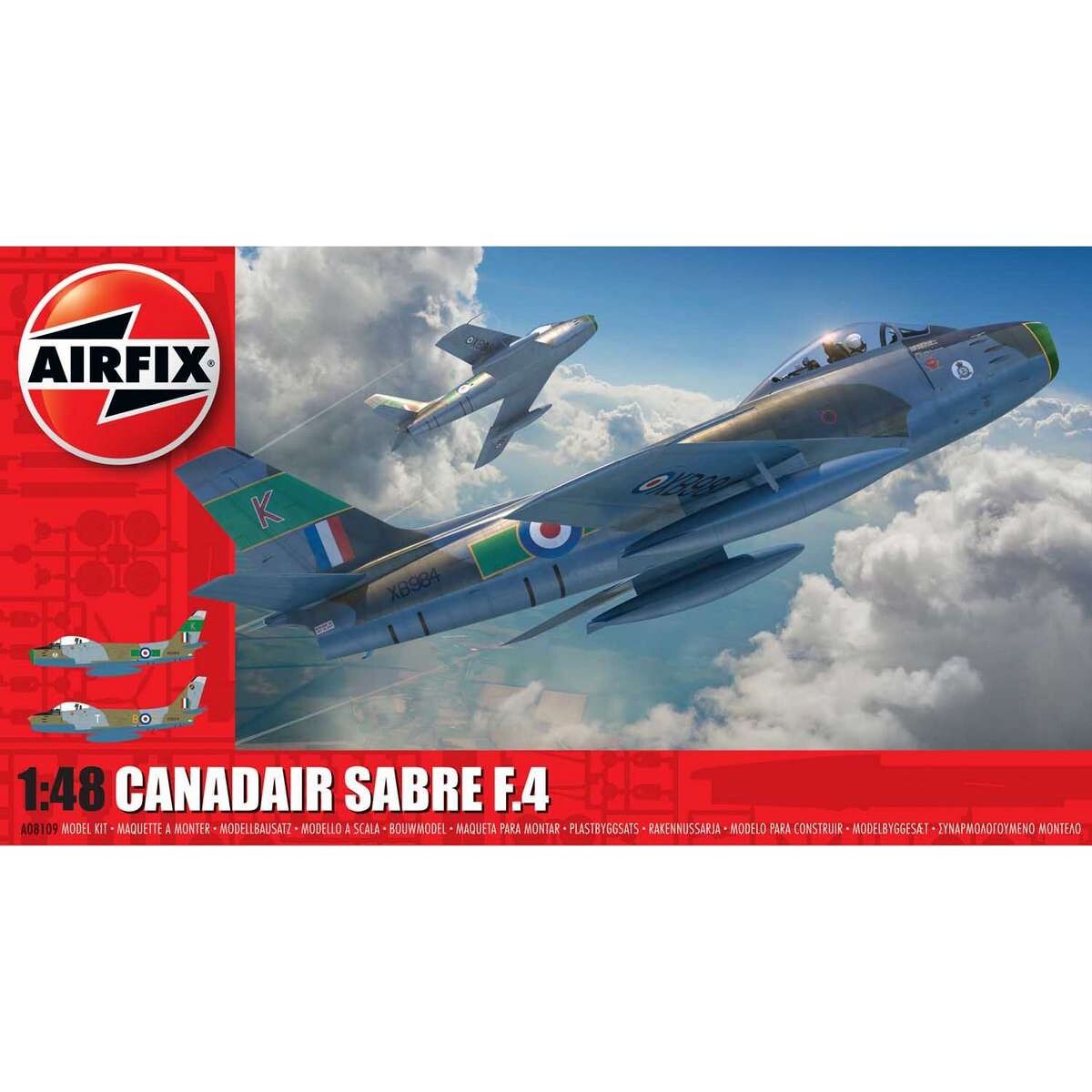 Airfix - Canadair Sabre F.4 Fly Byggesæt - 1:48 - A08109