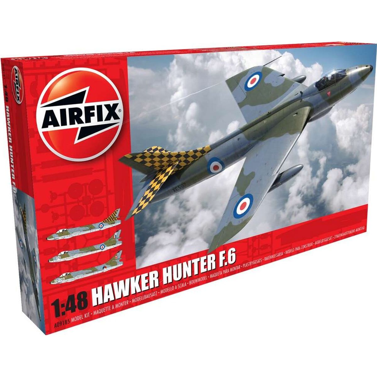 Airfix - Hawker Hunter Fly Byggesæt - 1:48 - A09185