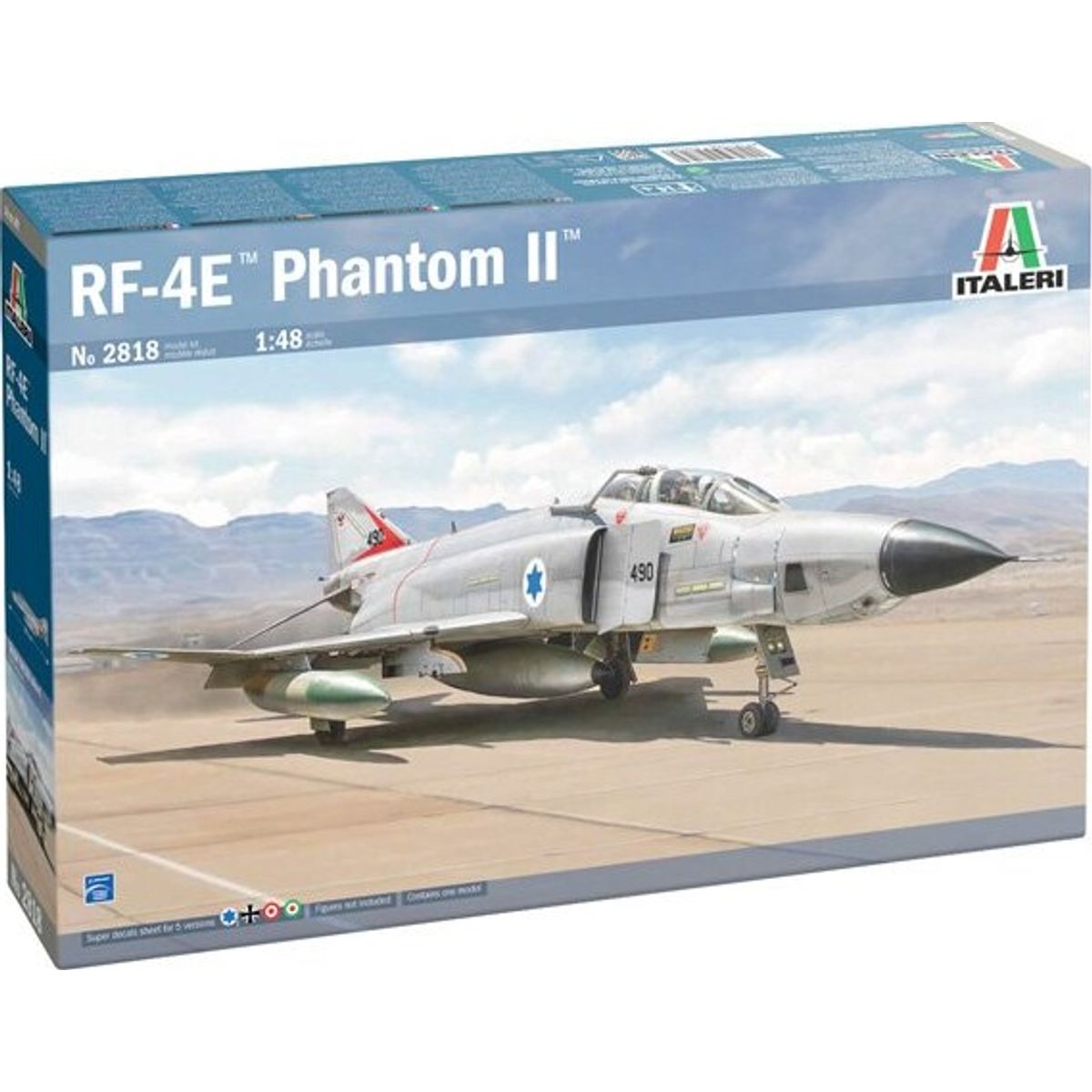 Italeri - Rf-4e Phantom Ii Fly Byggesæt - 1:48 - 2818