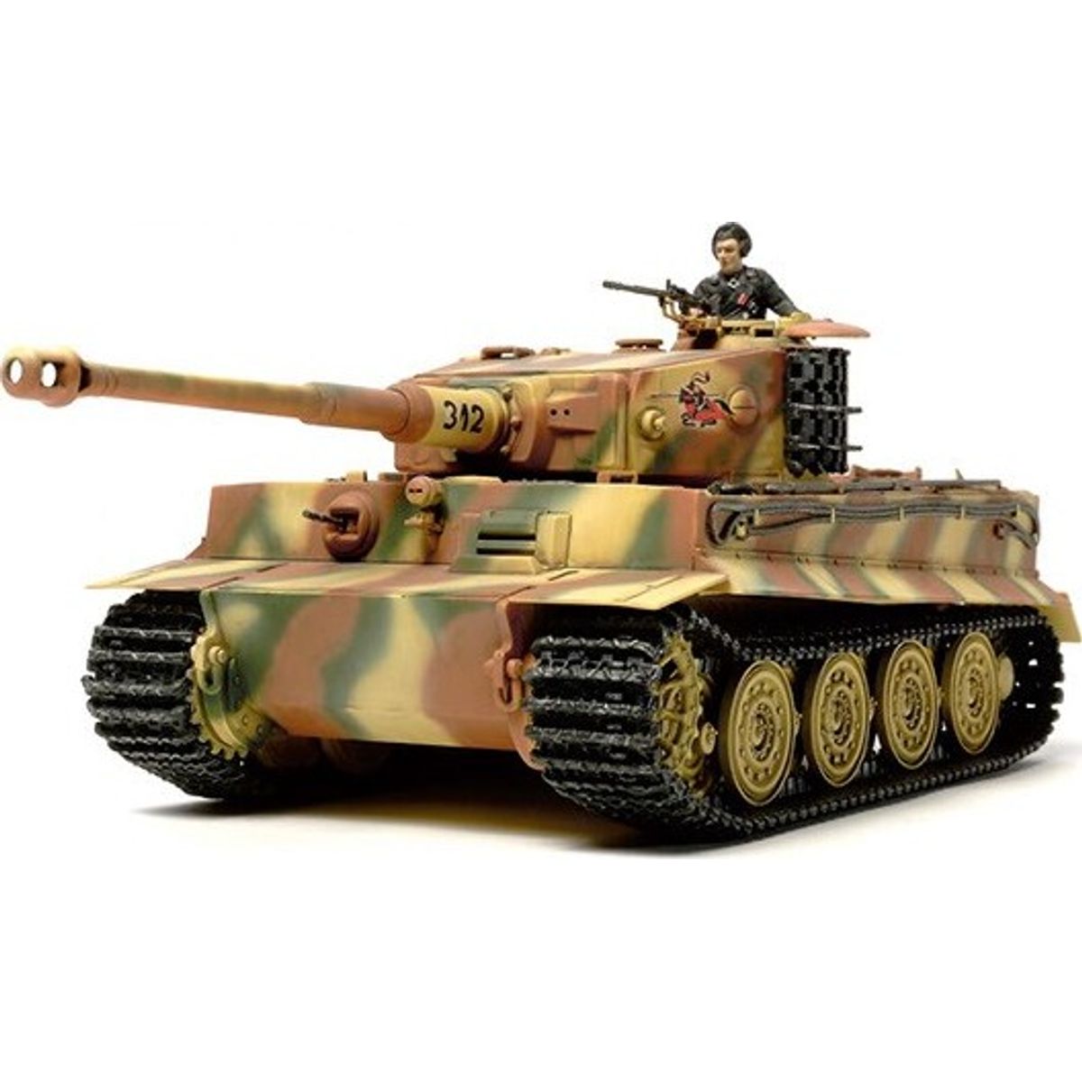 Tamiya - Tiger I Late Model Tank Byggesæt - 1:48 - 32575