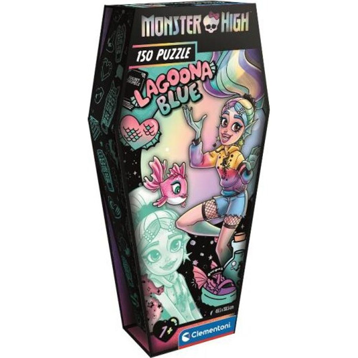 Monster High Puslespil - Lagoona Blue - 150 Brikker - Clementoni