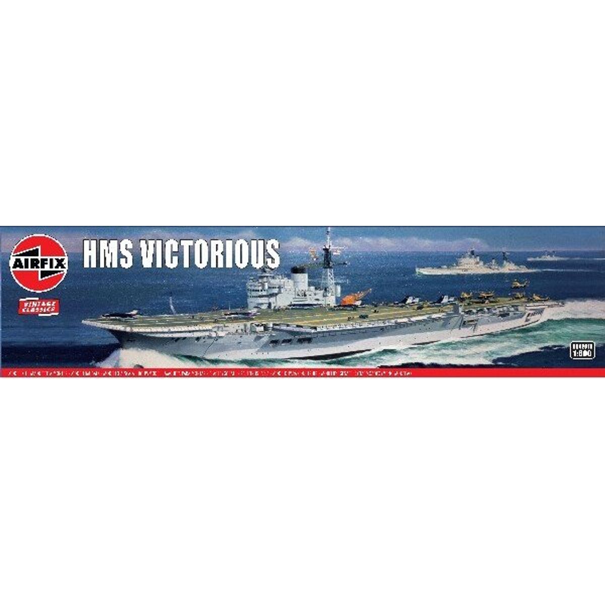 Airfix - Hms Victorious Skib Byggesæt - 1:600 - A04201v