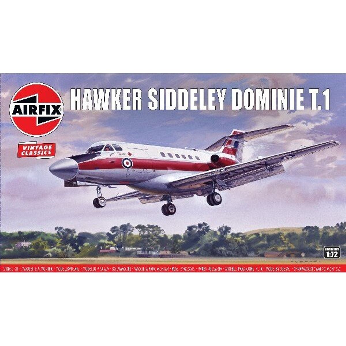 Airfix - Hawker Siddeley Dominie T.1 Modelfly Byggesæt - 1:76 - A03009v