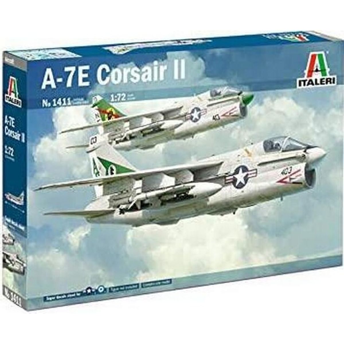 Italeri - A-7e Corsair Ii Fly Byggesæt - 1:72 - 1411