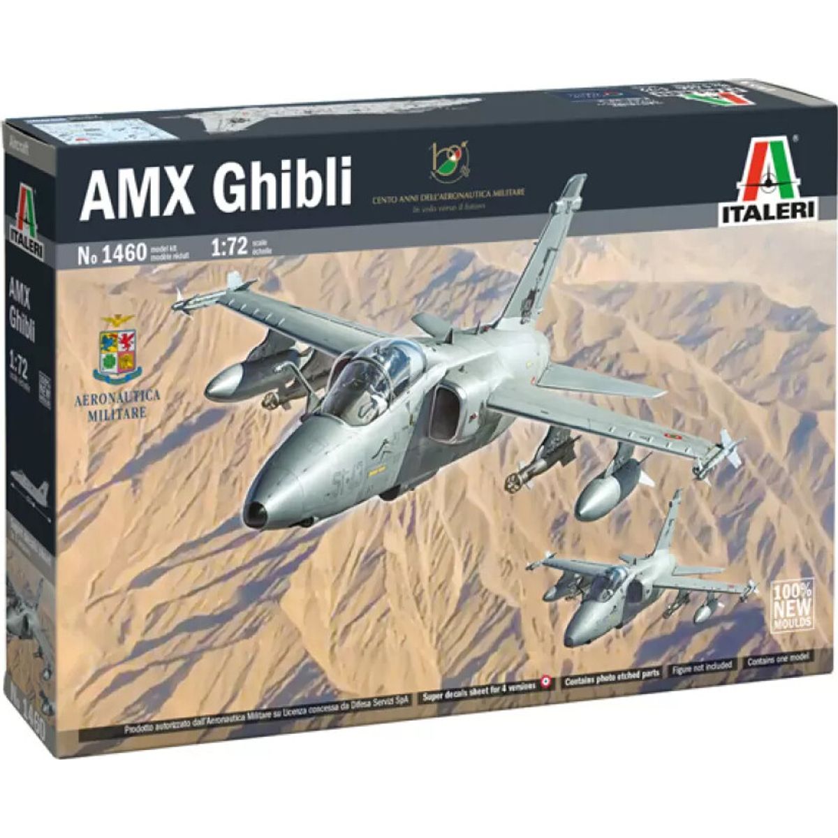 Italeri - Amx Ghibli Modelfly Byggesæt - 1:72 - 1460s