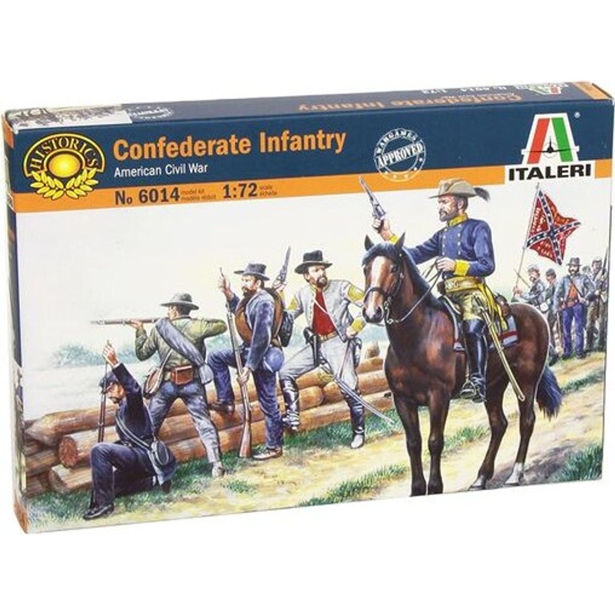 Italeri - Confederate Infantry - American Civil War - 1:72 - 6014s