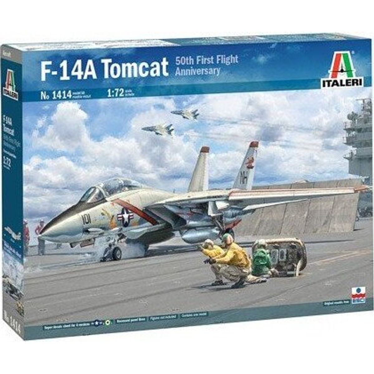 Italeri - F-14a Tomcat Fly Byggesæt - 1:72 - 1414