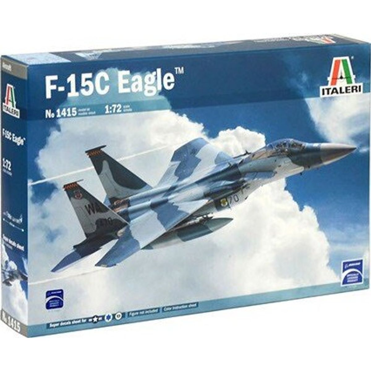 Italeri - F-15c Eagle Fly Byggesæt - 1:72 - 1415