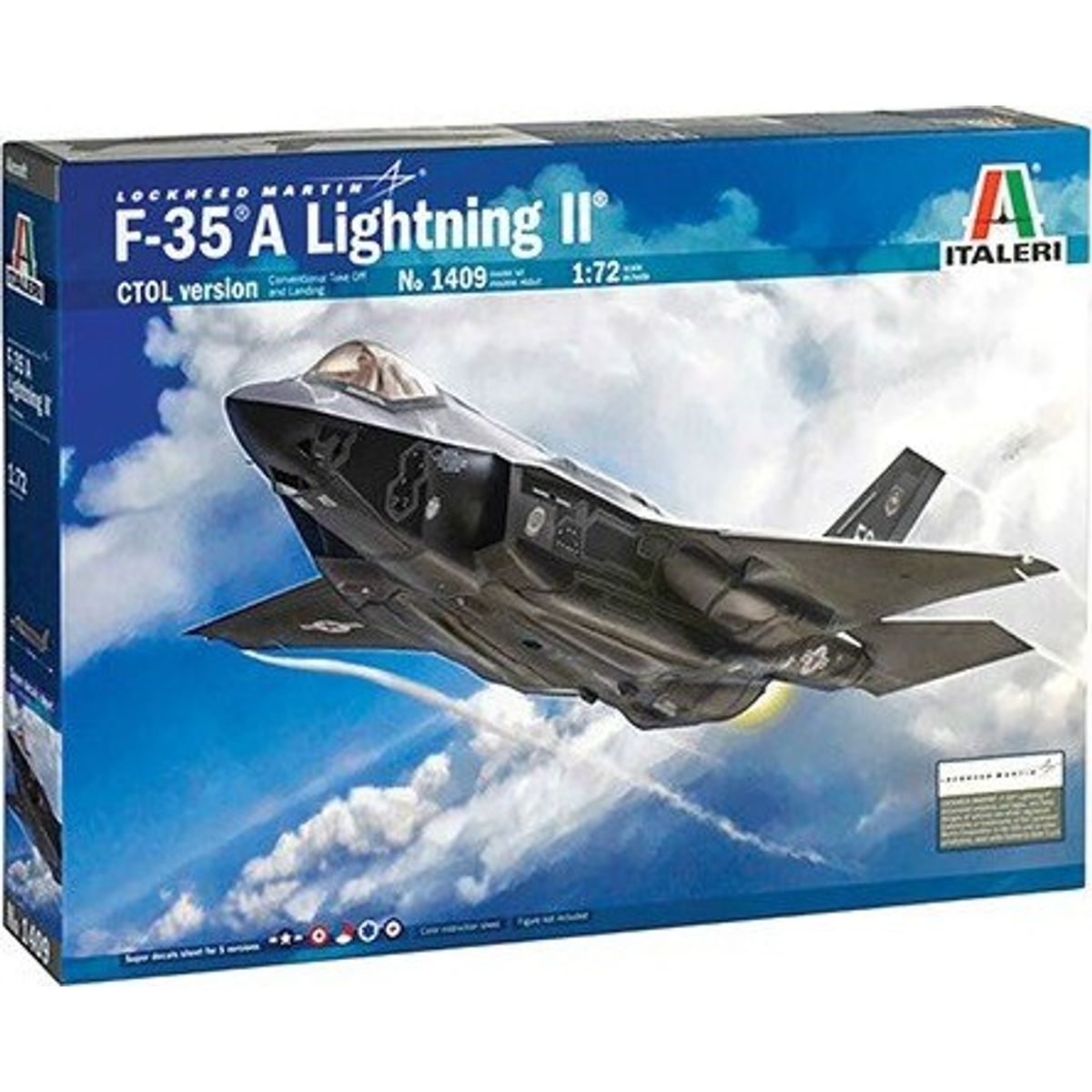 Italeri - F-35a Lightning Ii - Ctol Version - 1:72 - 1409