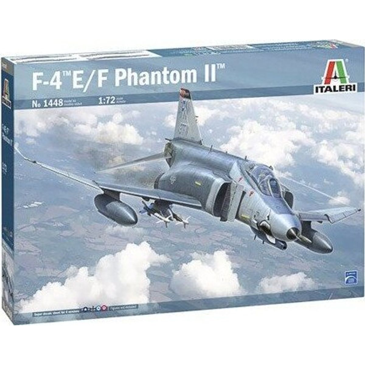 Italeri - F-4 Phantom Ii Fly Byggesæt - 1:72 - 1448