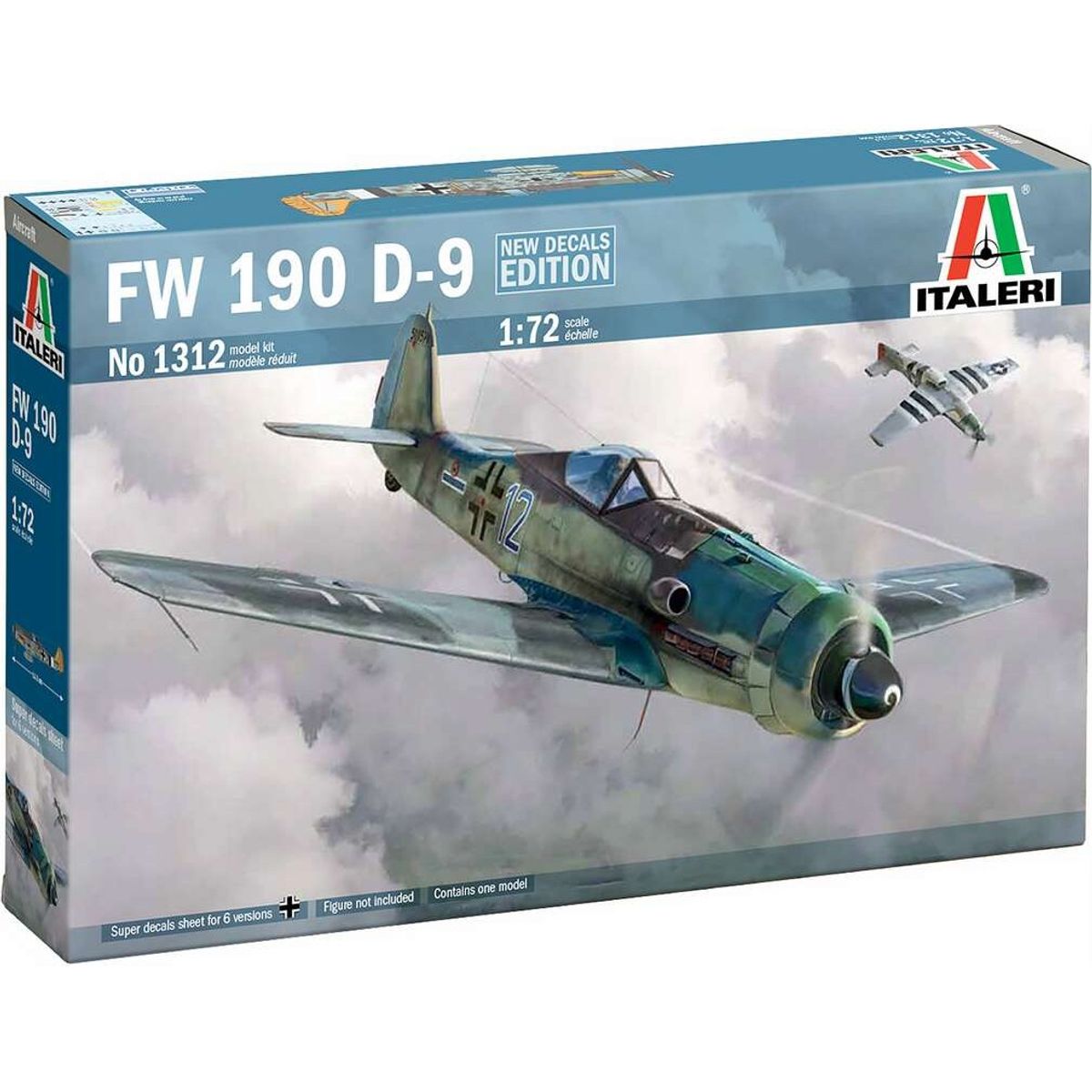 Italeri - Fw190 D-9 Fly Byggesæt - 1:72 - 1312s