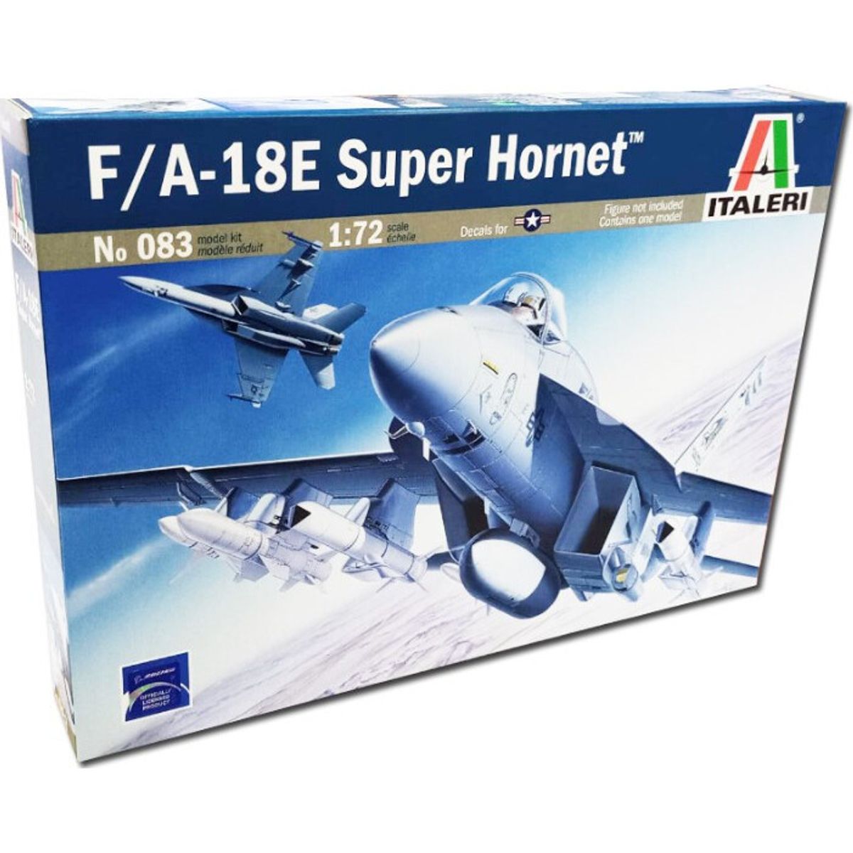 Italeri - F/a-18e Super Hornet Modelfly Byggesæt - 1:72 - 0083