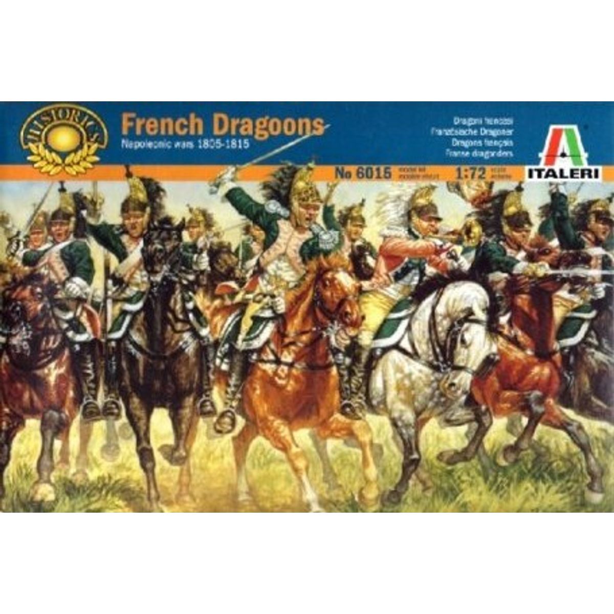 Italeri - French Dragoons Figurer - Napoleons Wars - 1:72 - 6015