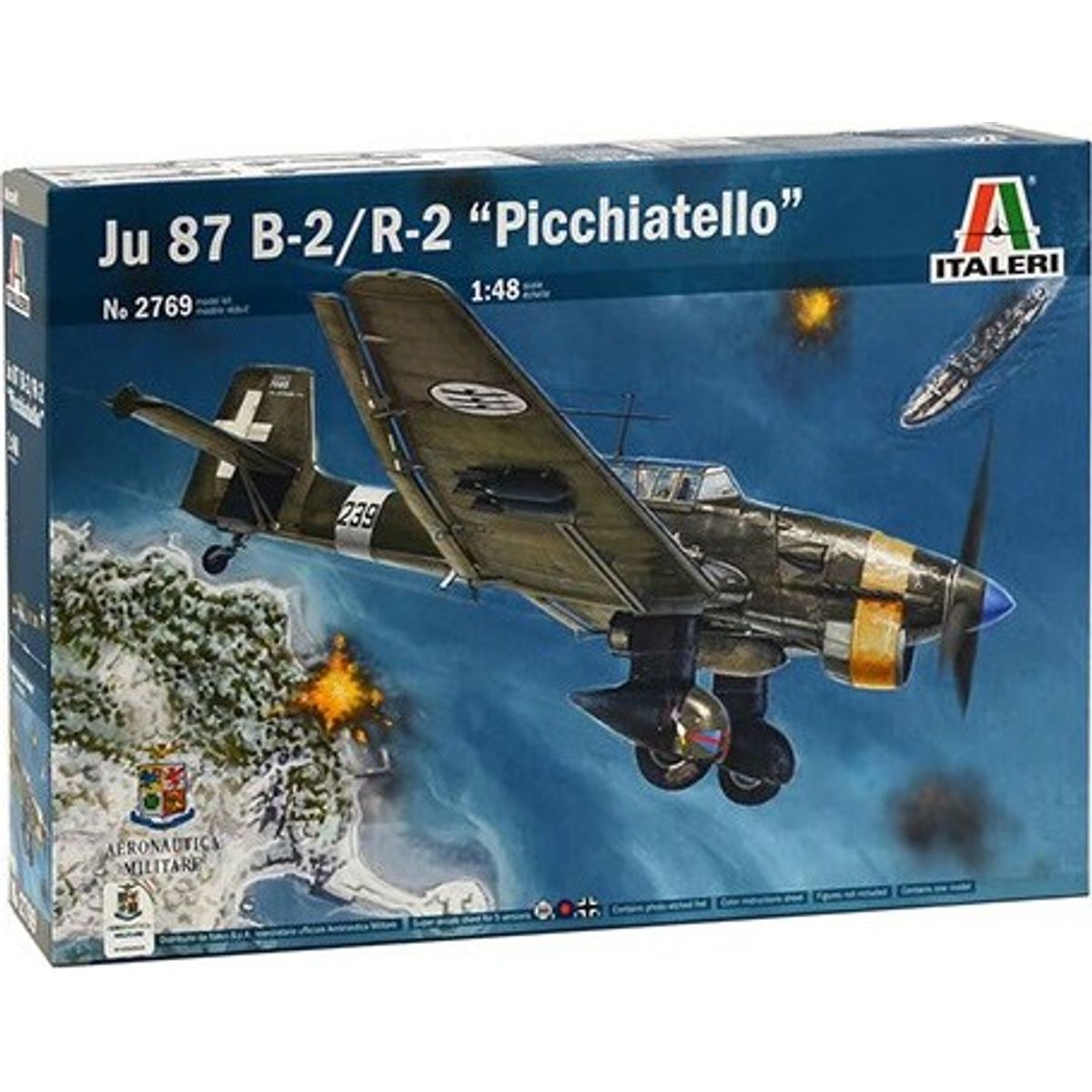 Italeri - Ju 87 B-2 / R-2 Picchiatello Fly Byggesæt - 1:72 - 2769s