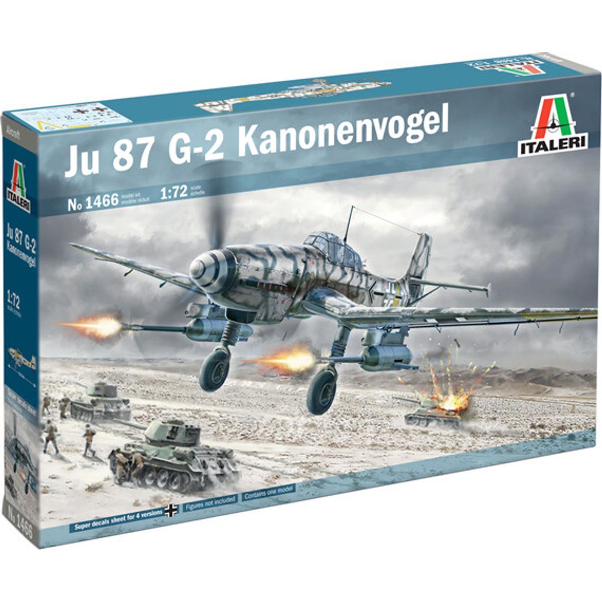 Italeri - Ju 87 Kanonenvogel Fly Byggesæt - 1:72 - 1466