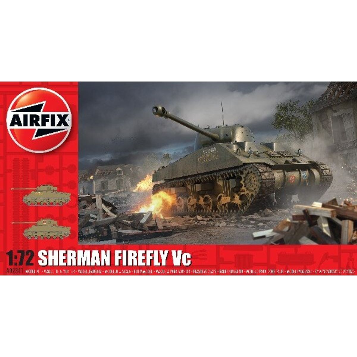 Airfix - Sherman Firefly Tank Byggesæt - 1:72 - A02341