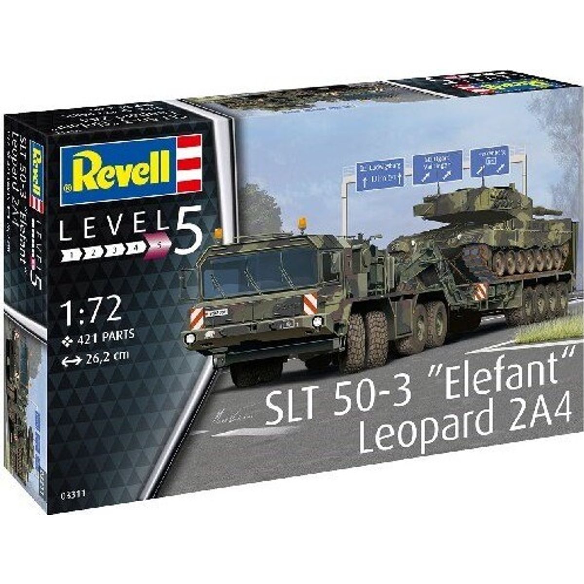 Revell - Slt 50-3 Elefant Lastbil Byggesæt - 1:72 - Level 5 - 03311