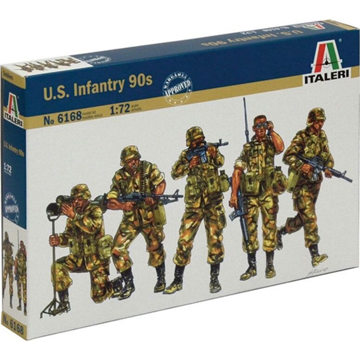 Italeri - U.s. American Infantry 90s Model Soldater - 1:72 - 6168