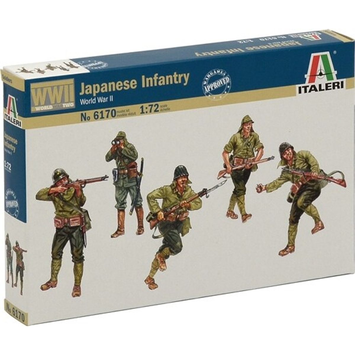 Italeri - Wwii - Japanase Infantry Byggesæt - 1:72 - 6170s