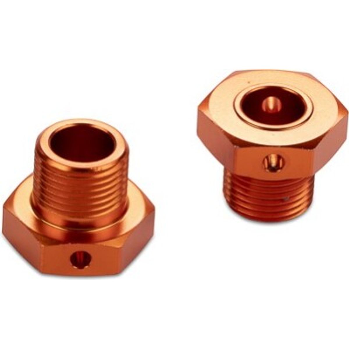 17mm Hex Hub Adaptor (orange/2pcs) - Hp160138 - Hpi Racing