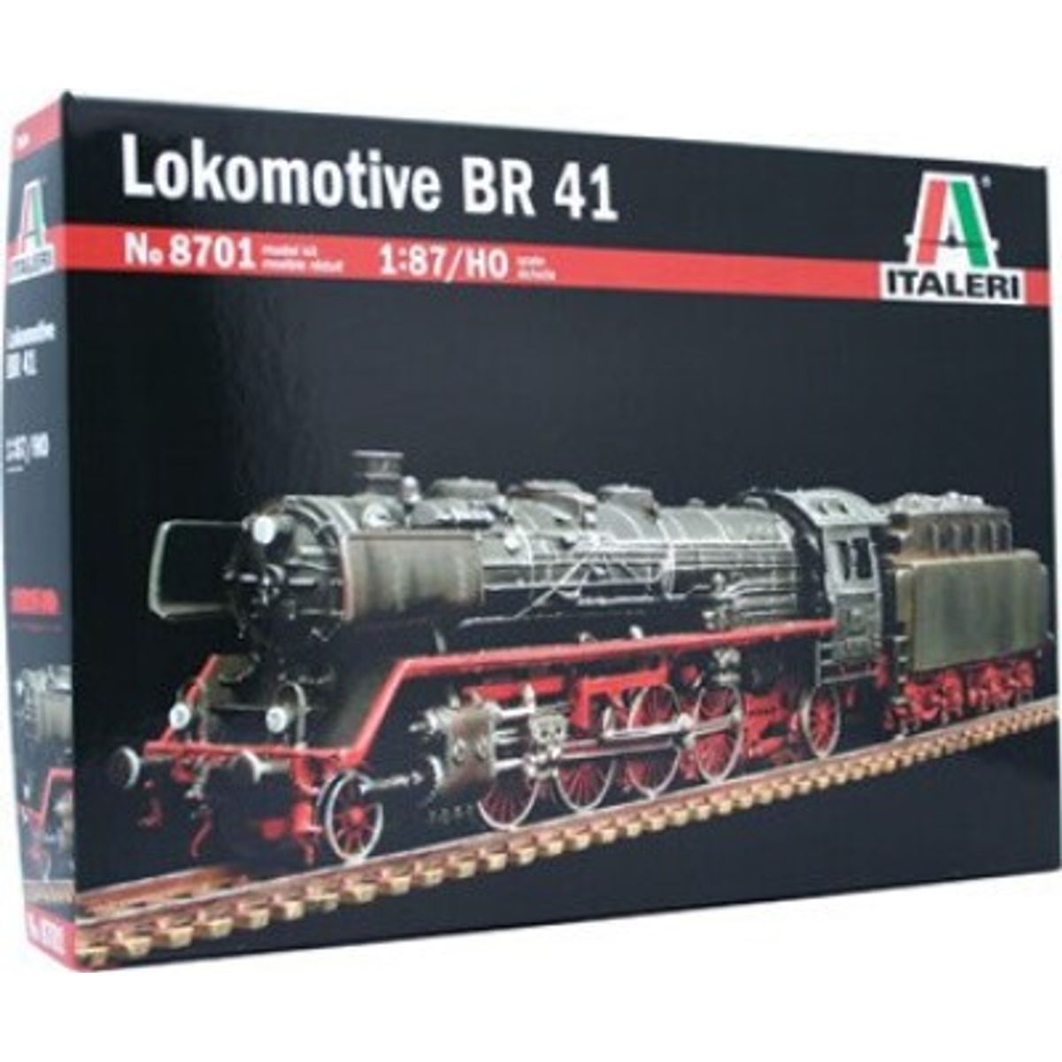 Italeri - Lokomotive Br 41 Modeltog Byggesæt - 1:87 - 8701s