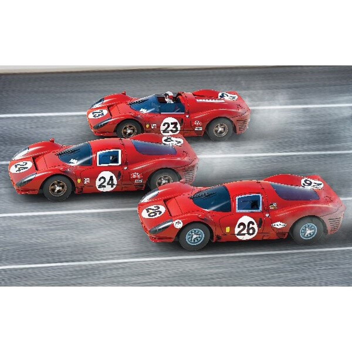 Scalextric - 1967 Daytona 24 - 3 Stk - 1:32 - C4391a