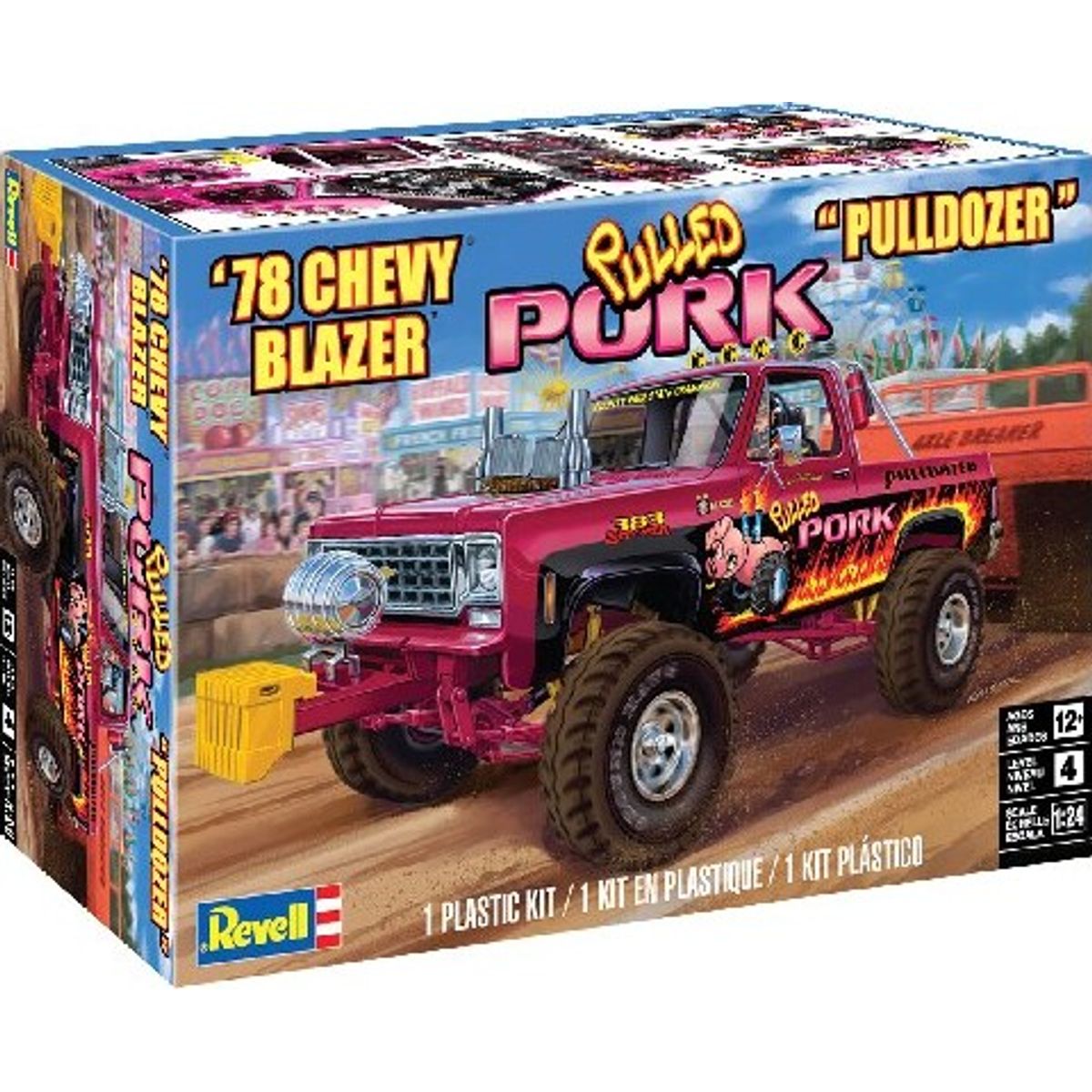 Revell - 1978 Chevy Blazer Pulldozer Modelbil Byggesæt - 14532