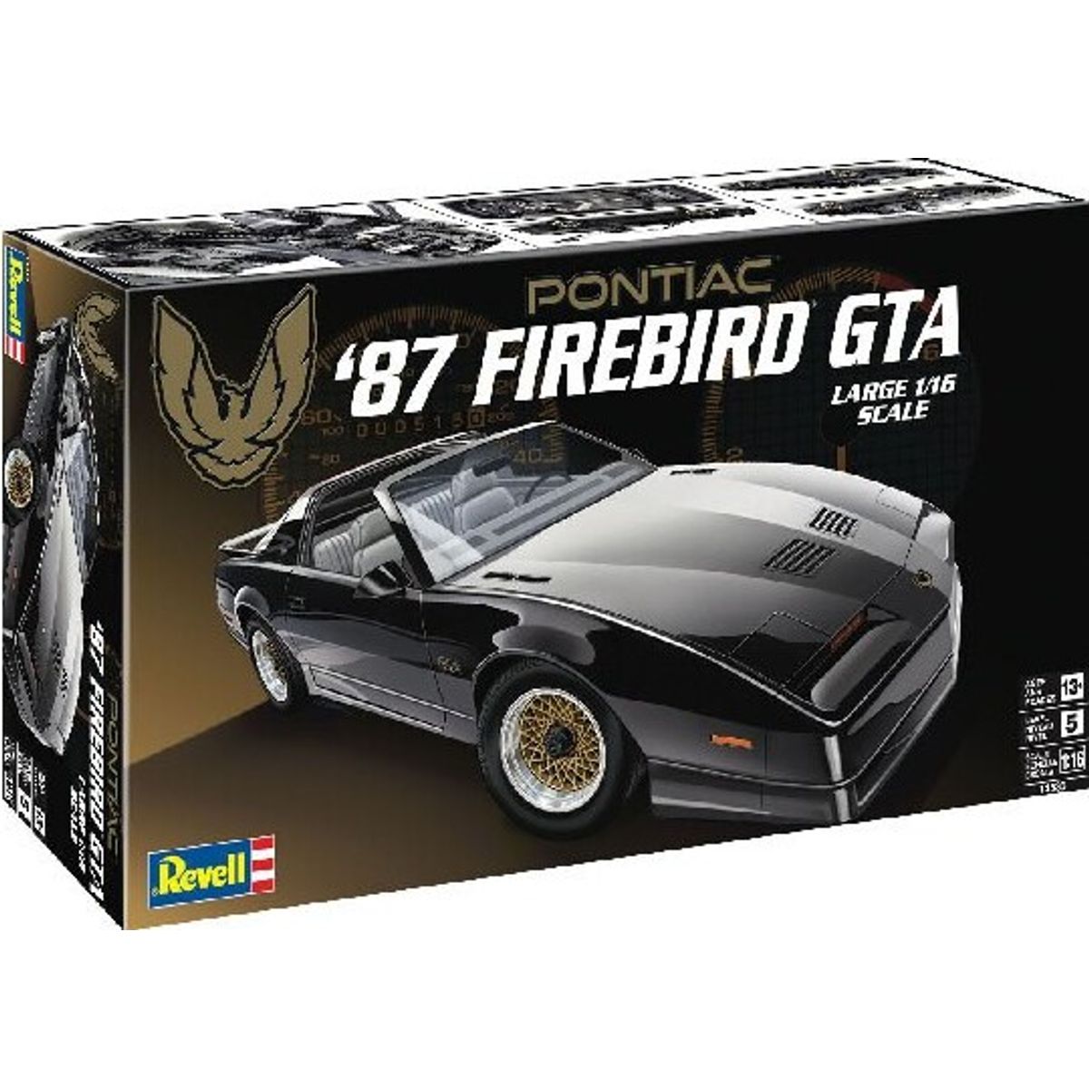 Revell - Firebird Pontiac Gta Bil Byggesæt - 1:16 - Level 5 - 14535