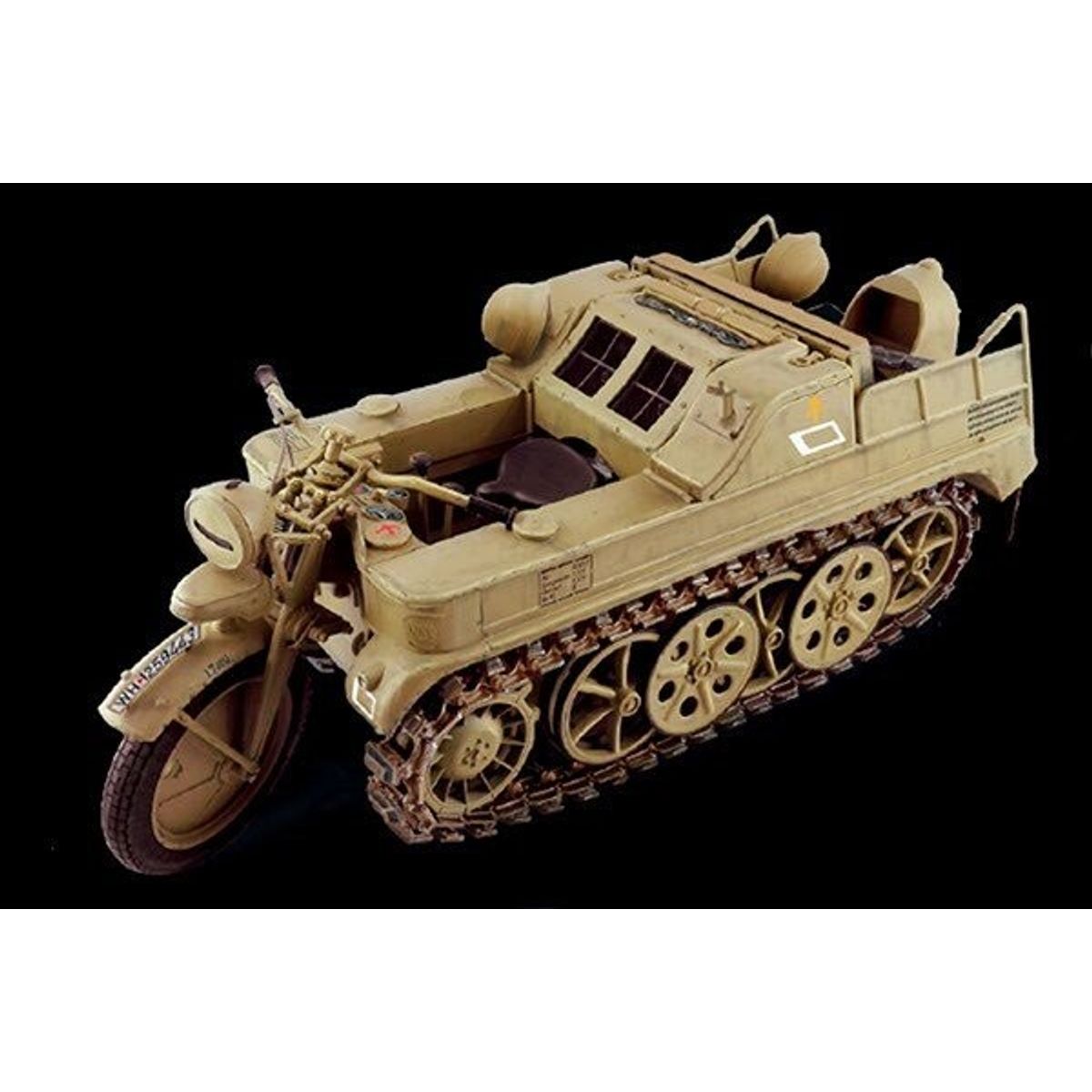 Italeri - Sd.kfz. 2 Kettenkrad Motorcykel Byggesæt - 1:9 - 7404