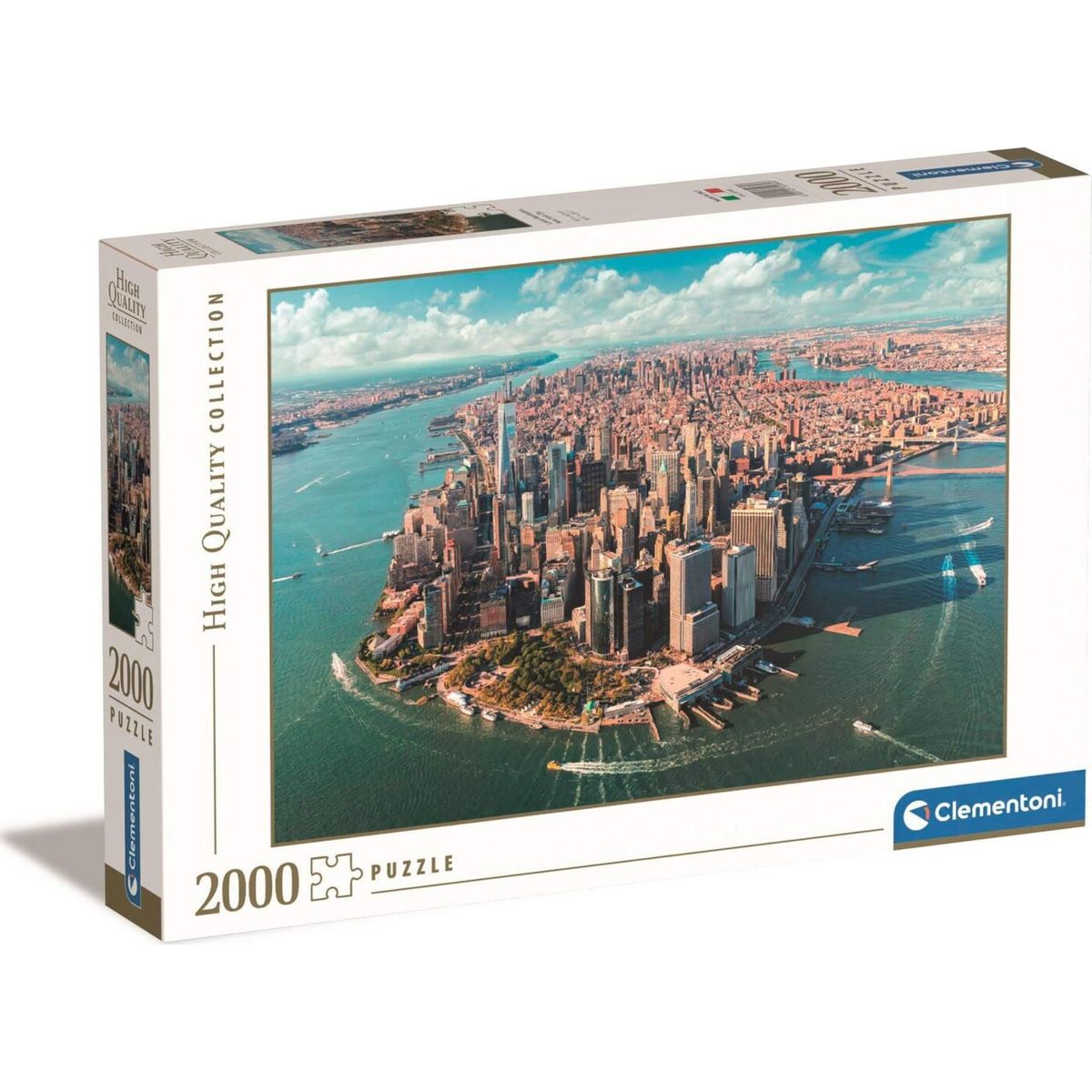 Manhattan Puslespil - New York - High Quality - 2000 Brikker - Clementoni