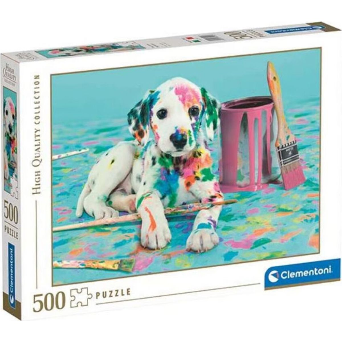 Clementoni Puslespil - Funny Dalmatian - High Quality - 500 Brikker