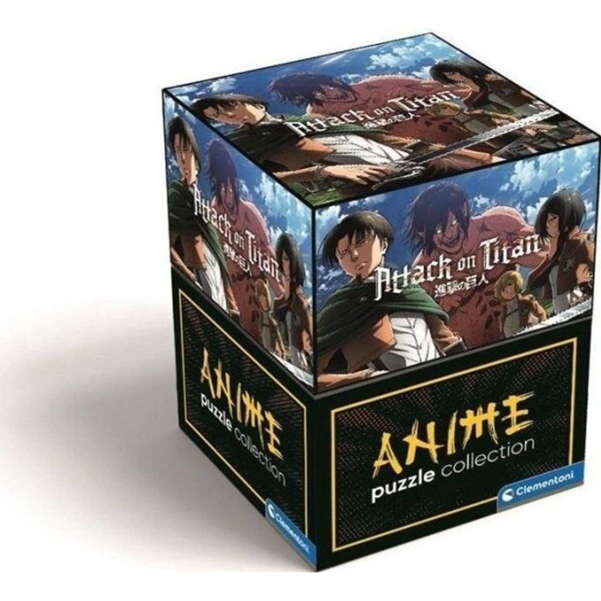 Clementoni Puslespil - Anime Attack On Titans Cube - 500 Brikker