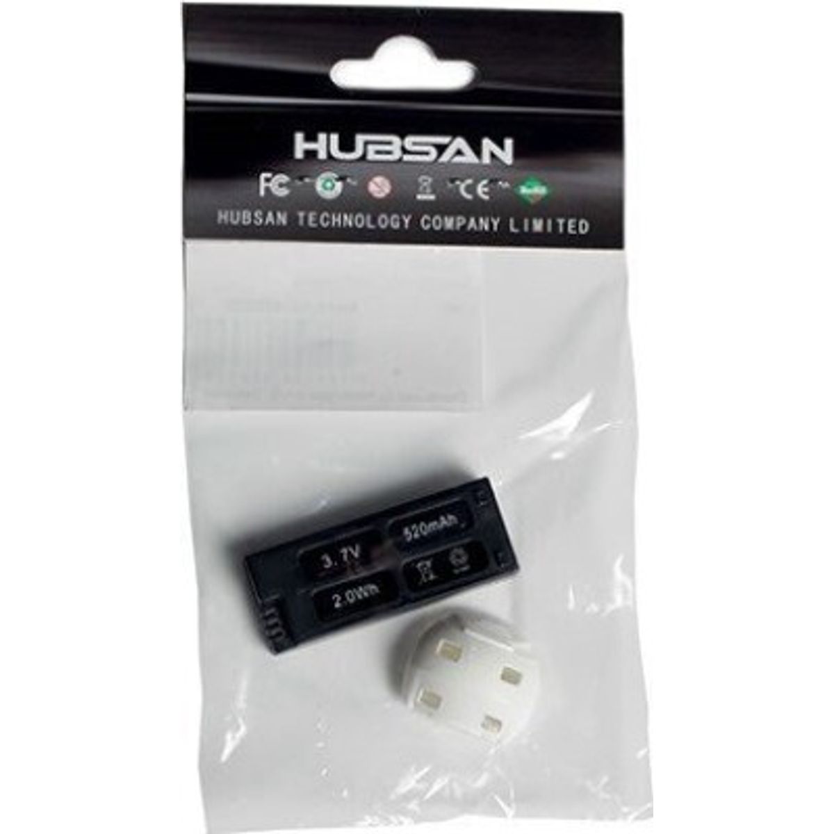 Hubsan - Batteri Til H107d Drone - 520 Mah