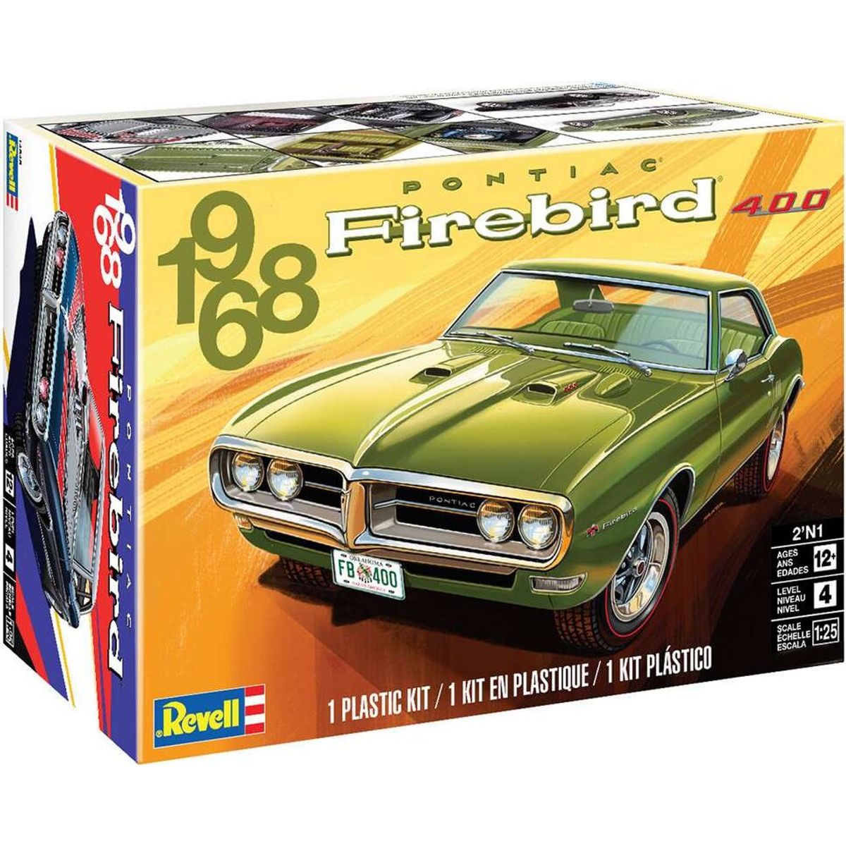 Revell - 1968 Pontiac Firebird 400 Modelbil - 1:25 - 14545