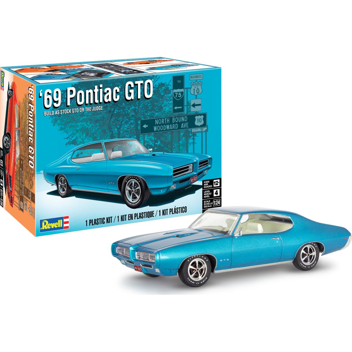 Revell - 69 Pontiac Gto 'the Judge 2n1 - 1:24 - 14530