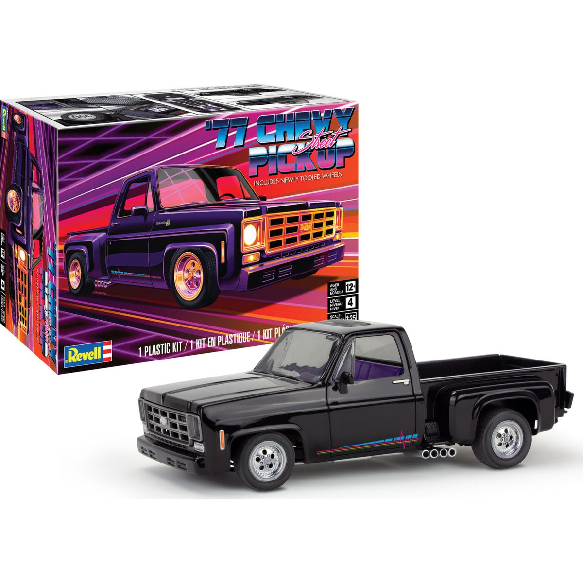 Revell - 76 Chevy Squarebody Street Pickup Truck - 1:24 - 14552