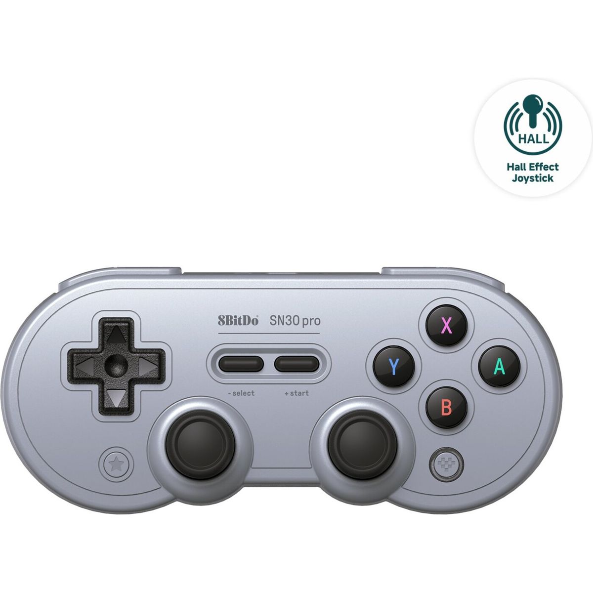 8bitdo - Sn30 Pro - Controller Til Switch Pc Mac Android - Grå