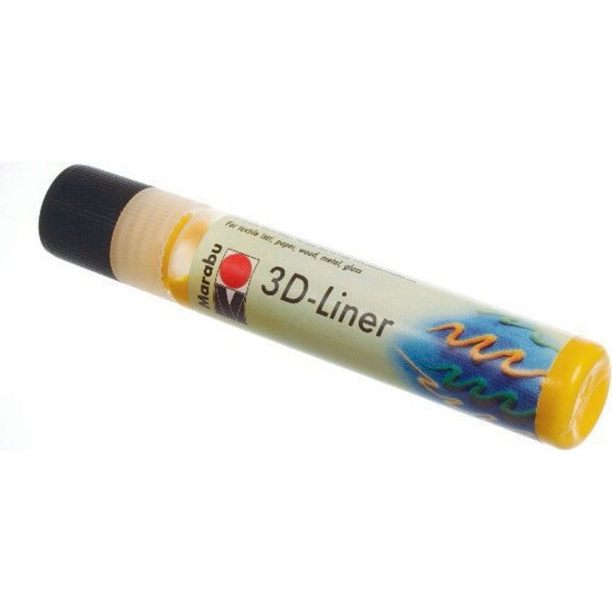 Marabu - 3d Liner - Gul - 25 Ml - 18030009621 -