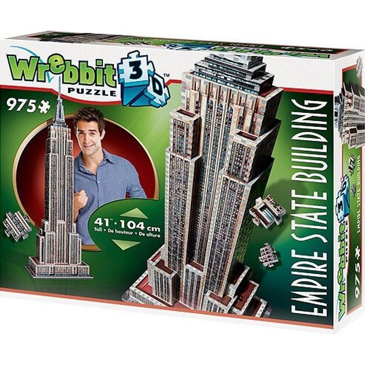 Empire State Building 3d Puslespil - 975 Brikker - Wrebbit