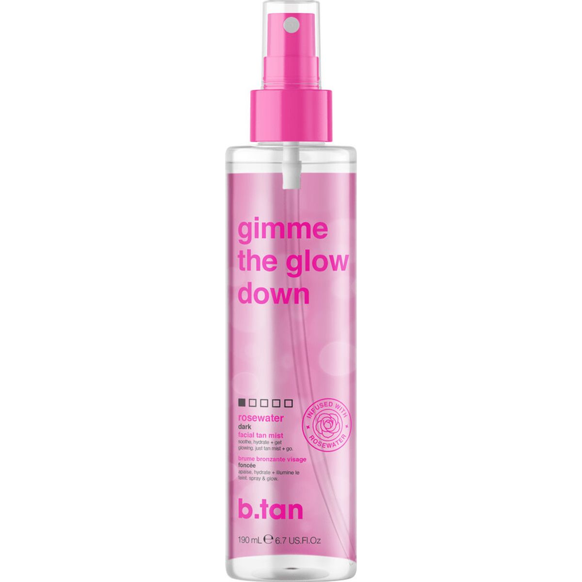 B.tan - Gimme The Glow Down Facial Tan Mist 190 Ml