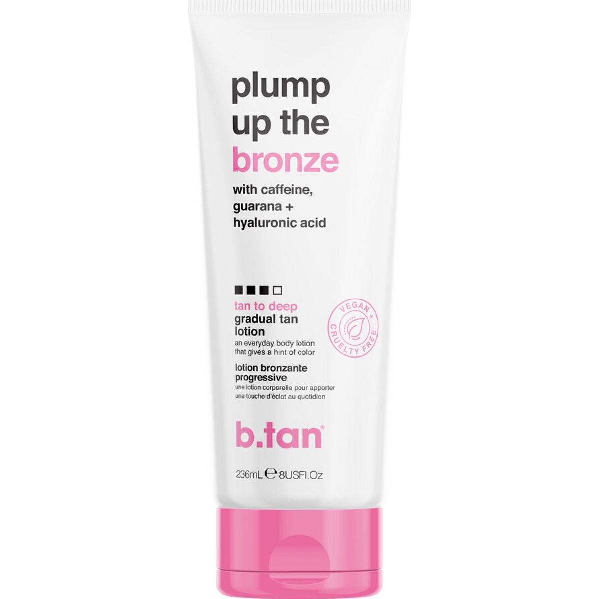 B.tan - Plump Up The Bronze Gradual Tan Lotion - 236 Ml