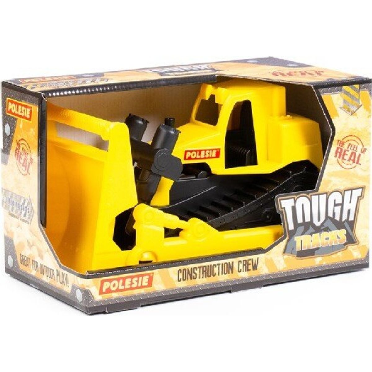 Bulldozer Legetøj - Tough Tracks - 26 Cm - Polesie