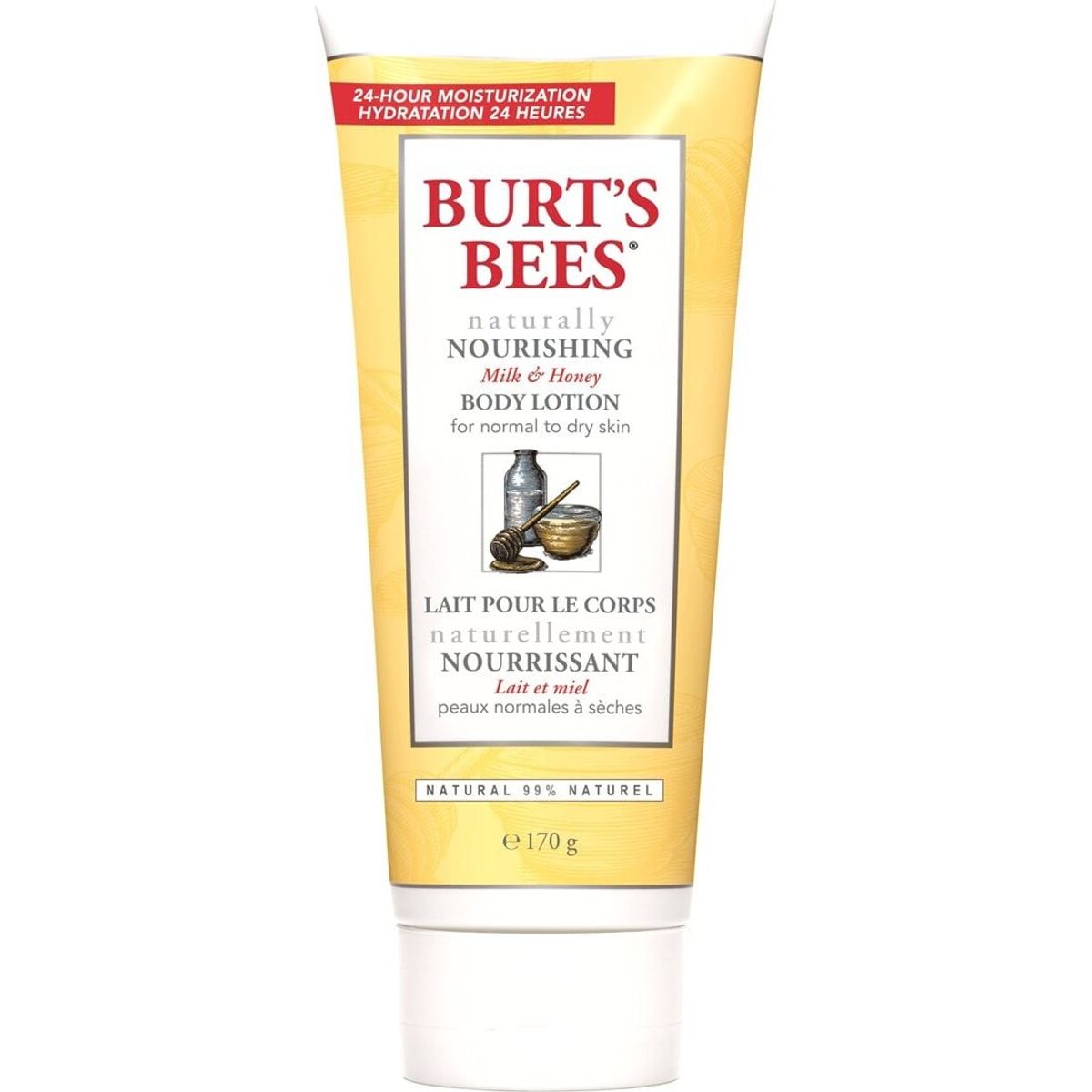 Burt's Bees - Body Lotion - Milk And Honey 170 Ml