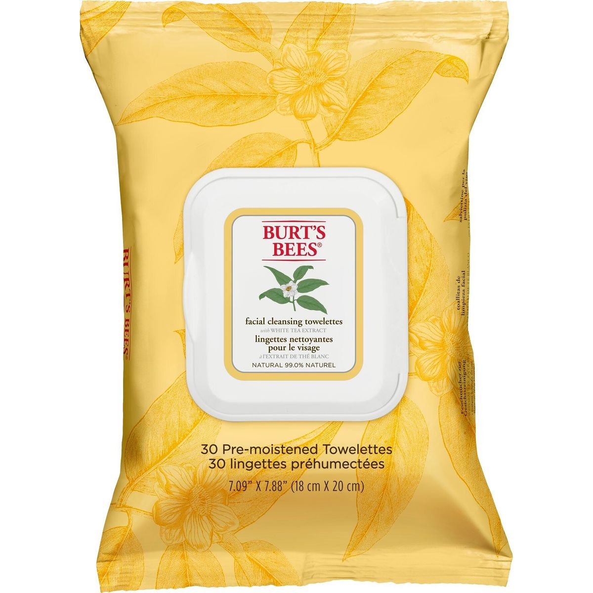 Burt's Bees - Facial Cleansing Towelettes - White Tea Extract