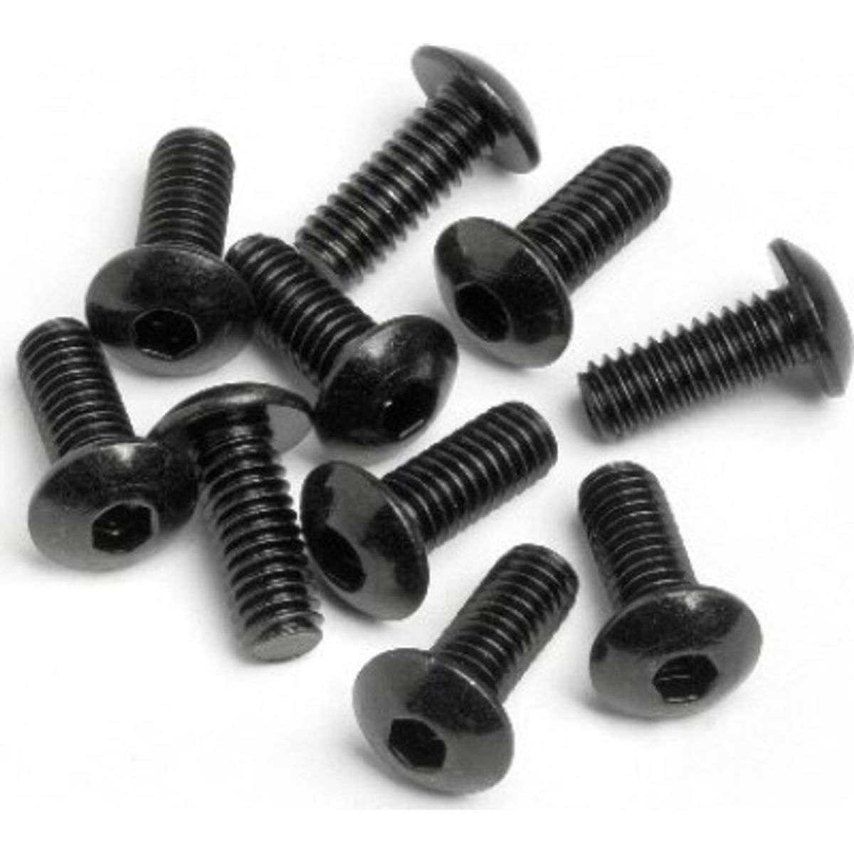 Button Head Screw M4x10mm (hex Socket/10pcs) - Hp94554 - Hpi Racing