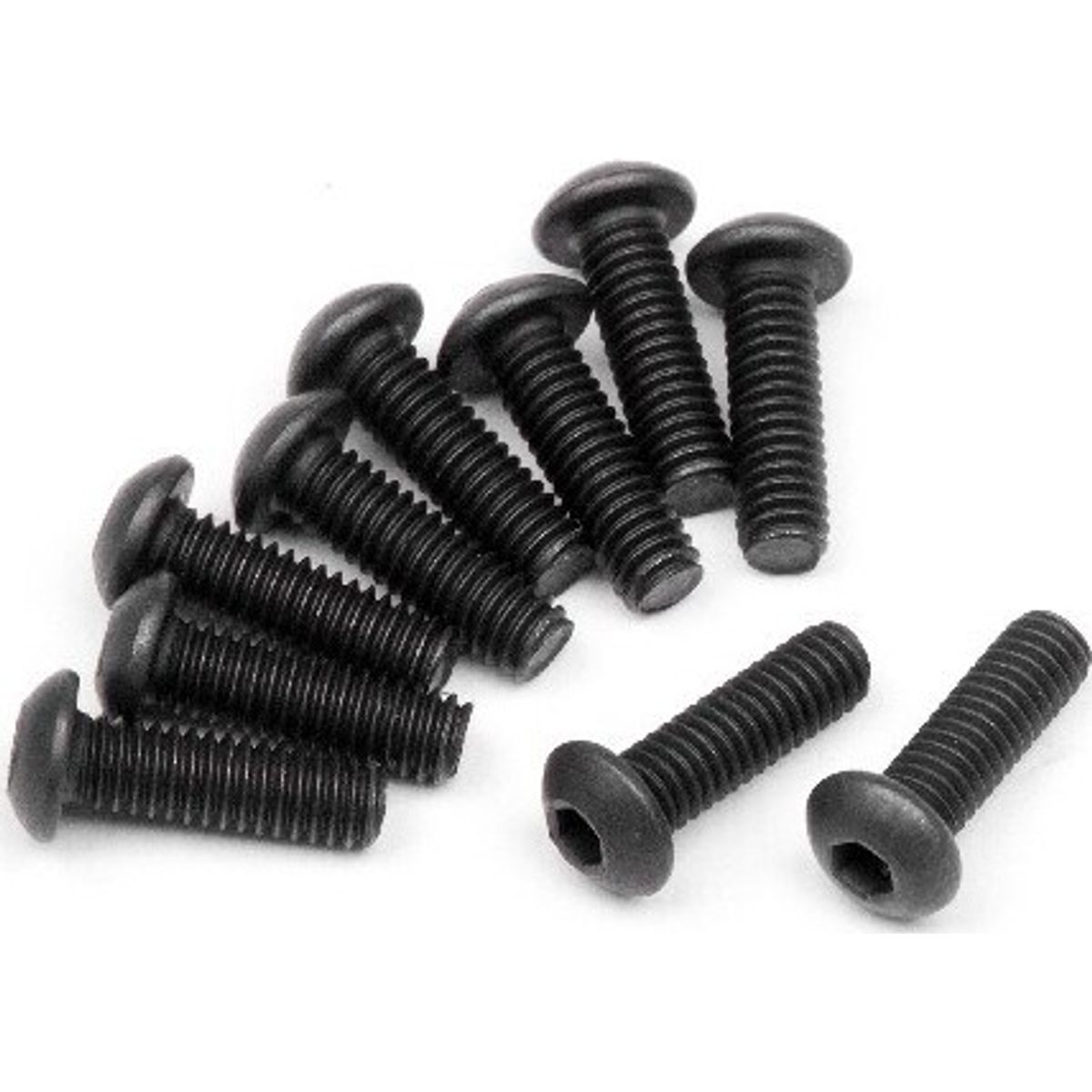 Button Head Screw M2.5x8mm (hex Socket/10pcs) - Hp112738 - Hpi Racing