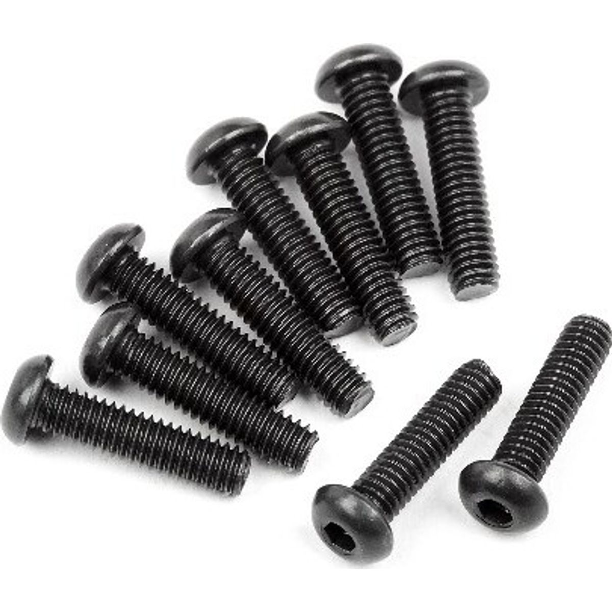 Button Head Screw M2.5x10mm (hex Socket/10pcs) - Hp107373 - Hpi Racing